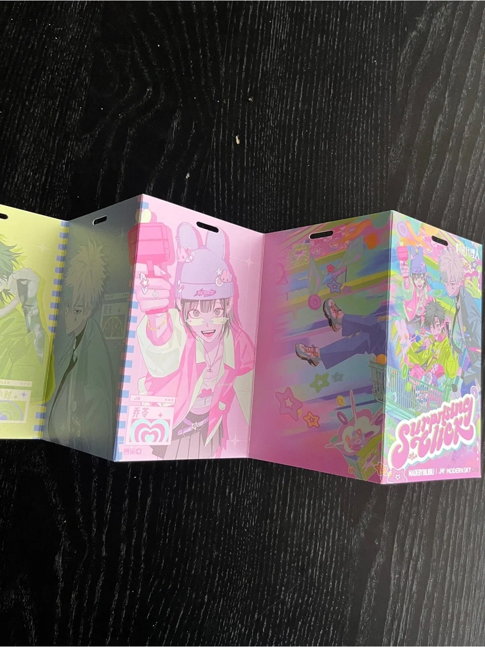 Bilibili LINK CLICK Surprising Click Accordion Fold Art Card Set